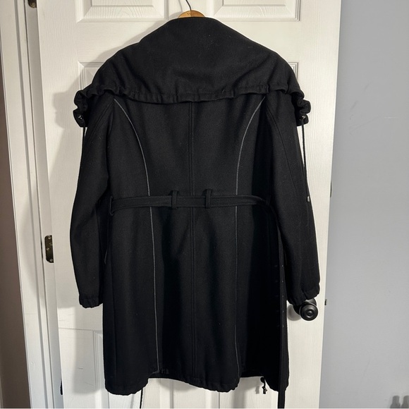 Bijenkorf Collection Eur. sz. 44 (US 12) heavyweight coat, wool blend, winter - Picture 9 of 16